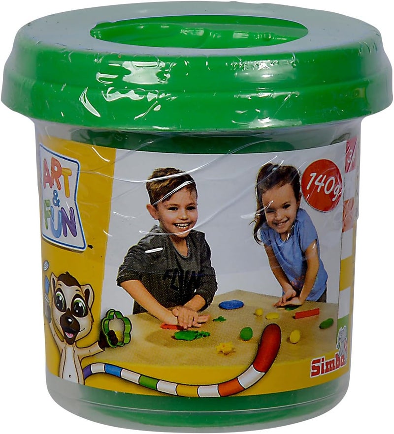 Simba 106328899-1x Art and Fun Soft Clay in 140 g Tub, Colour Not Selectable - Only One Item Will Be Delivered, Red, Blue, Yellow or Green, from 3 Years - Image 2